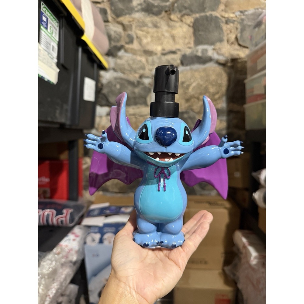 Disney Lilo & Stitch Halloween Vampire Bat Soap Lotion Pump Dispenser Blue